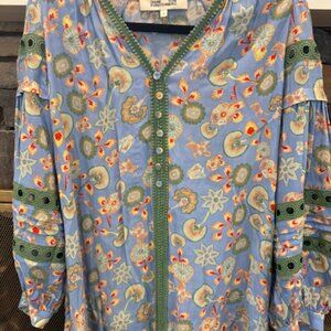 Diane Von Furstenberg - Designer Dress w/ Crochet Size M